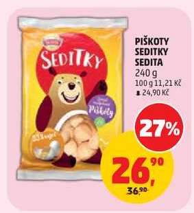 PIŠKOTY SEDITKY SEDITA