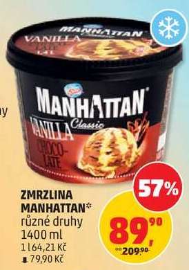 Zmrzlina Manhattan