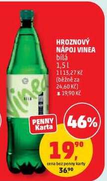 Hroznový nápoj Vinea bílá