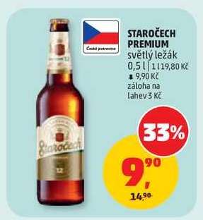 STAROČECH PREMIUM světlý ležák
