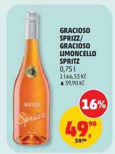 GRACIOSO SPRIZZ / GRACIOSO LIMONCELLO SPRITZ