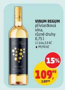 VINUM REGUM přívlastková vína