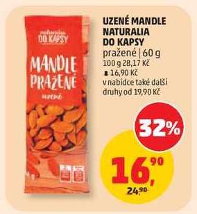 UZENÉ MANDLE NATURALIA DO KAPSY