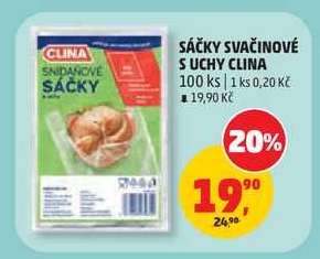 Sáčky svačinové s uchy Clina