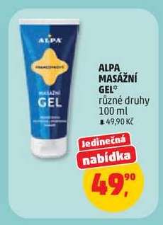 ALPA Masážní Gel