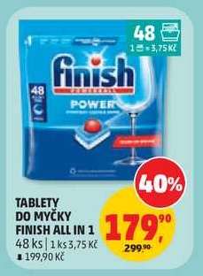 TABLETY DO MYČKY FINISH ALL IN 1*