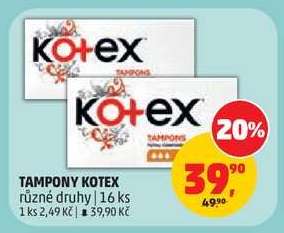 Tampony Kotex