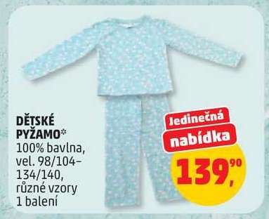 DĚTSKÉ PYŽAMO*
