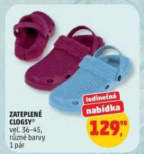 ZATEPLENÉ CLOGSY*