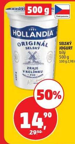Hollandia Selský jogurt bílý