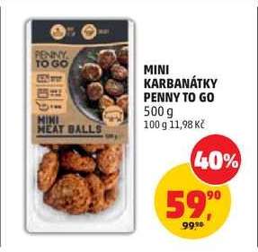 Mini karbanátky Penny To Go