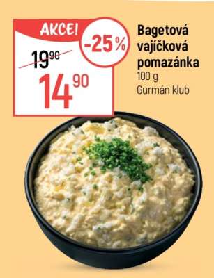 Bagetová vajíčková pomazánka