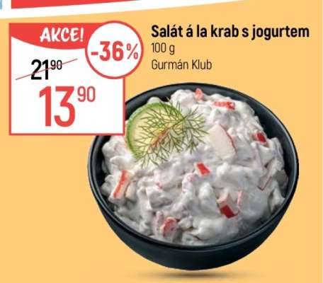 Salát á la krab s jogurtem