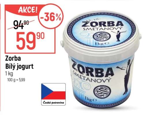 Zorba bílý jogurt