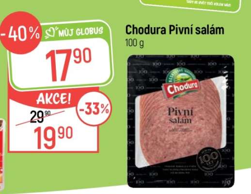 Chodura Pivní salám 100 g