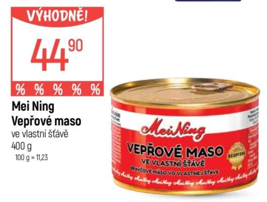 Mei Ning Vepřové maso ve vlastní šťávě