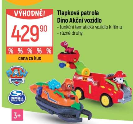 Tlapková patrola Dino Akční vozidlo