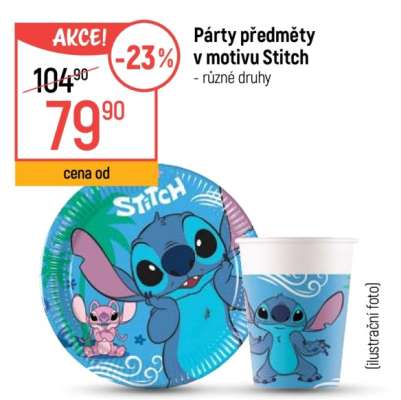 Párty předměty v motivu Stitch