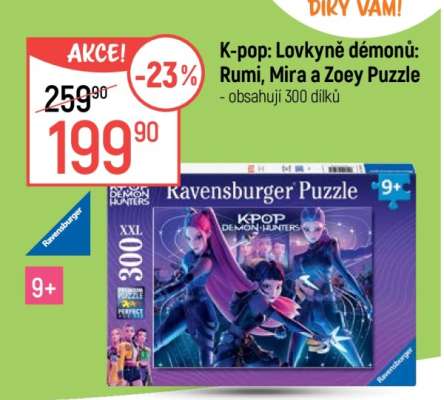 K-pop: Lovkyně démonů: Rumi, Mira a Zoey Puzzle