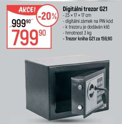Digitální trezor G21