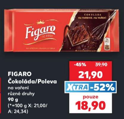 FIGARO Čokoláda/Poleva