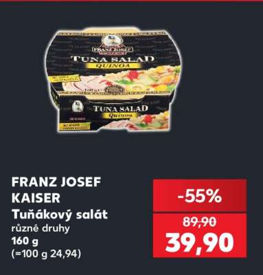 FRANZ JOSEF KAISER TUŇÁKOVÝ SALÁT