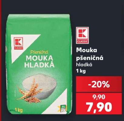 Mouka pšeničná hladká 1 kg