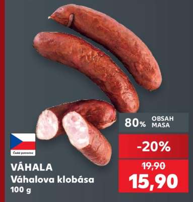 VÁHALA Váhalova klobása
