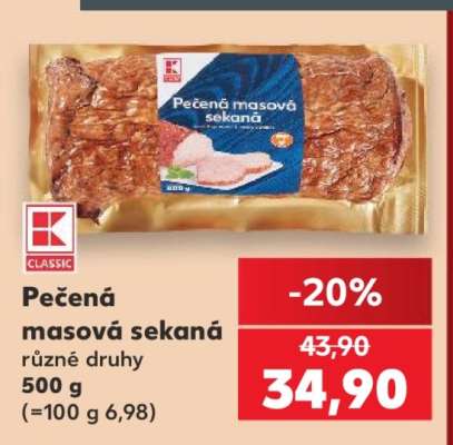 Pečená masová sekaná