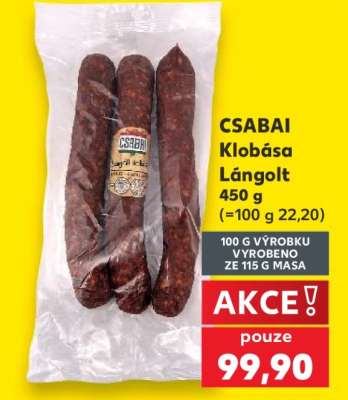 CSABAI Klobása Lángolt