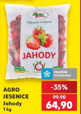 AGRO JESENICE Jahody 1 kg