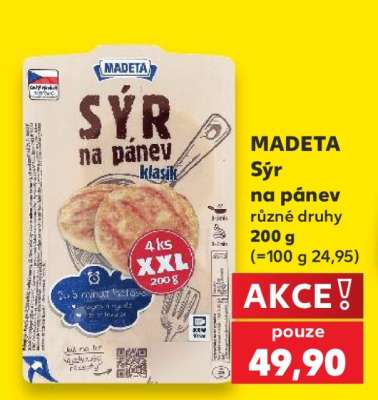 Madeta Sýr na pánev
