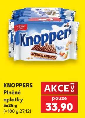 KNOPPERS Plněné oplatky