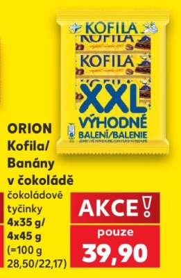 Orion Kofila/Banány v čokoládě