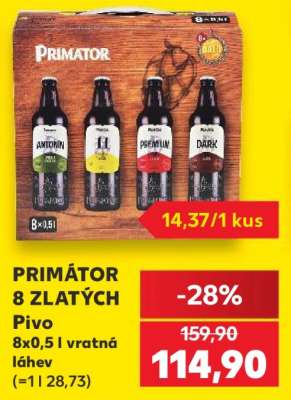 PRIMÁTOR 8 ZLATÝCH