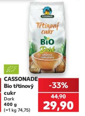 CASSONADE BIO Třtinový cukr