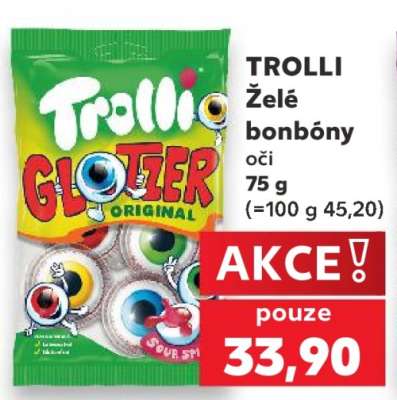 TROLLI Želé bonbony oči