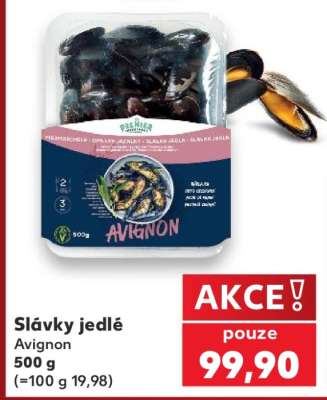 Slávky jedlé Avignon