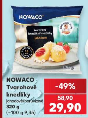 NOWACO TVAROHOVÉ KNEDLÍKY