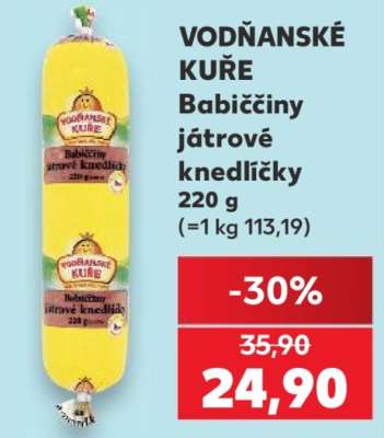 VODŇANSKÉ KUŘE Babiččiny játrové knedlíčky