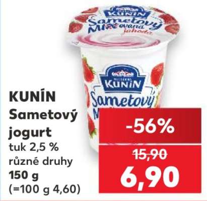 Kunín Sametový jogurt
