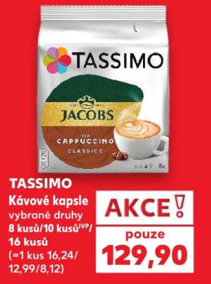Tassimo kávové kapsle