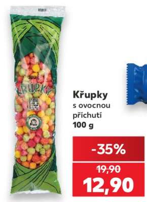 Křupky s ovocnou příchutí 100 g