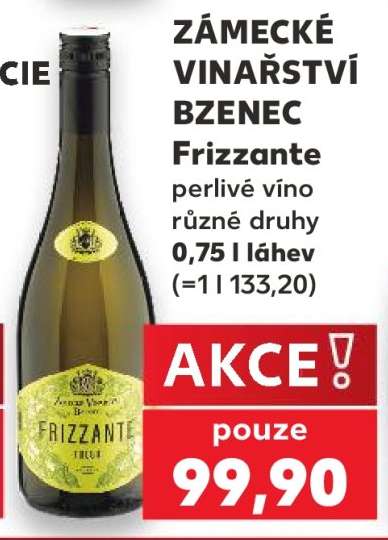Zamecké vinařství Bzenec Frizzante