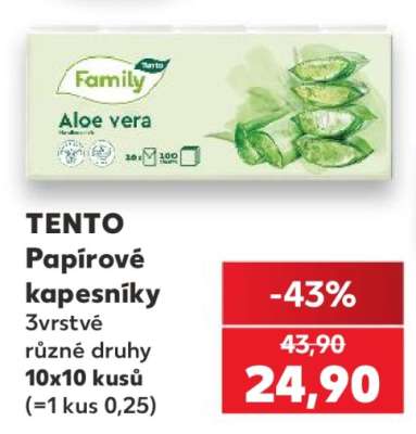 Tento papírové kapesníky