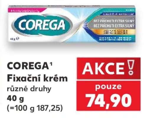 Corega fixační krém