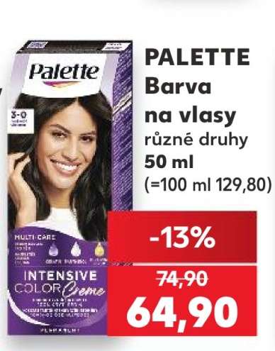 Palette Barva na vlasy