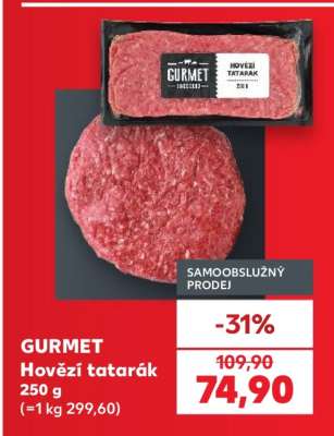 GURMET Hovězí tatarák