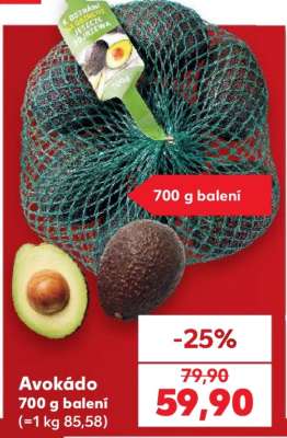 Avokádo 700 g balení