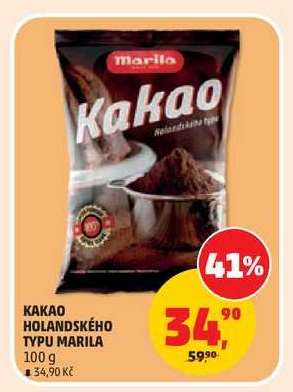 KAKAO HOLANDSKÉHO TYPU Marila